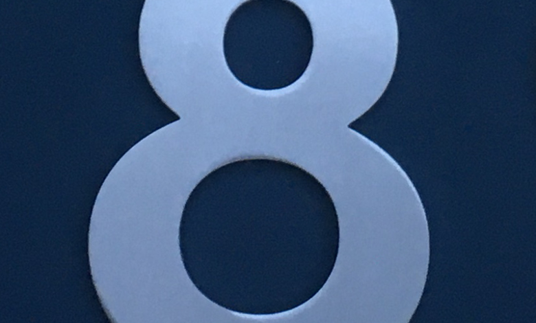 Stainless Door Numbers