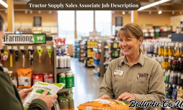 Tractor Supply Sales Associate Job Description